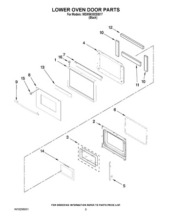 Diagram for MEW5630DDB17