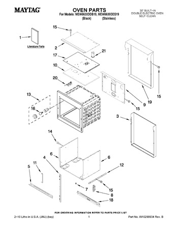 Diagram for MEW6630DDB19