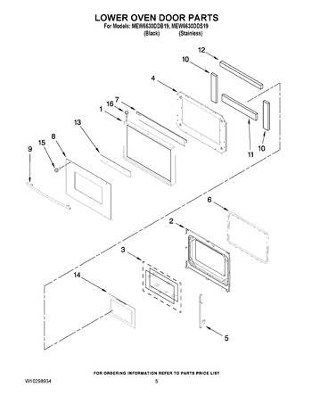 Diagram for MEW6630DDB19