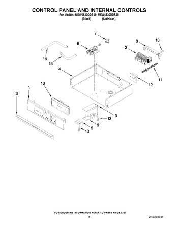 Diagram for MEW6630DDB19