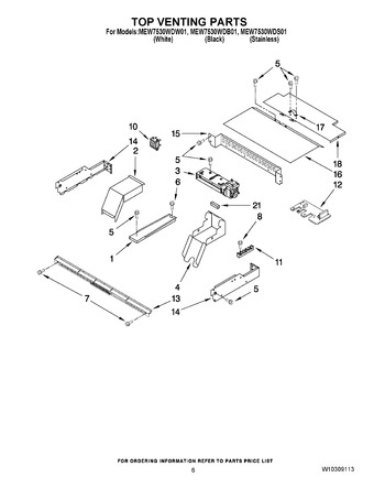 Diagram for MEW7530WDW01