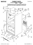 Diagram for 01 - Cabinet Parts