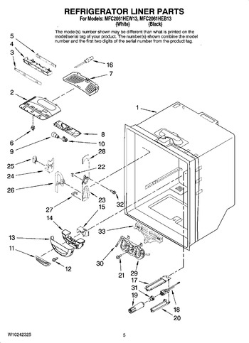 Diagram for MFC2061HEW13