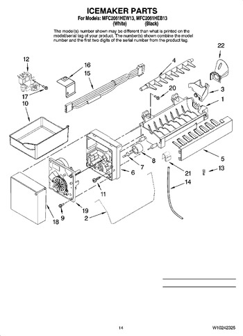 Diagram for MFC2061HEW13