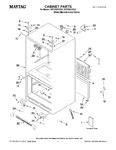 Diagram for 01 - Cabinet Parts