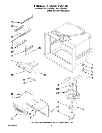 Diagram for MFD2562VEW2