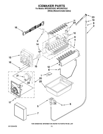 Diagram for MFD2562VEW2