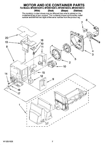 Diagram for MFI2067AEW13