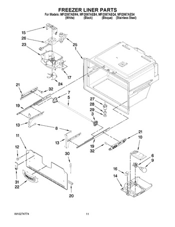 Diagram for MFI2067AEW4