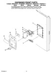 Diagram for 07 - Dispenser Front Parts