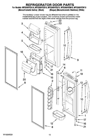 Diagram for MFI2569VEW10