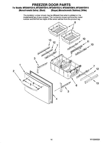 Diagram for MFI2569VEW10