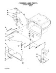 Diagram for 06 - Freezer Liner Parts