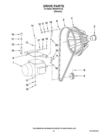 Diagram for MFS50PNJVS