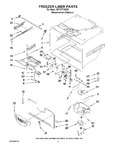 Diagram for 02 - Freezer Liner Parts