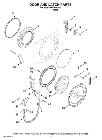 Diagram for MFW9600SQ0