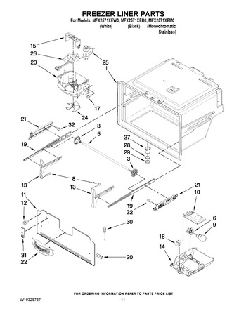 Diagram for MFX2571XEW0