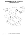 Diagram for 02 - Burner Box, Gas Valves, And Switches