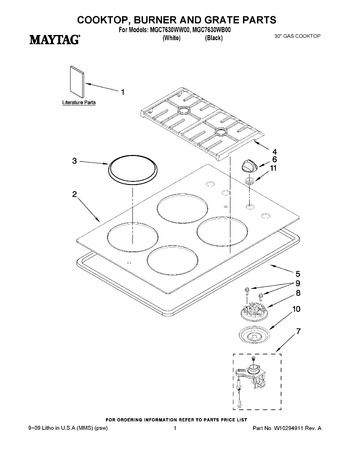 Diagram for MGC7630WW00