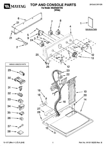 Diagram for MGD5800TW0