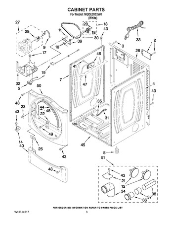 Diagram for MGDE200XW0