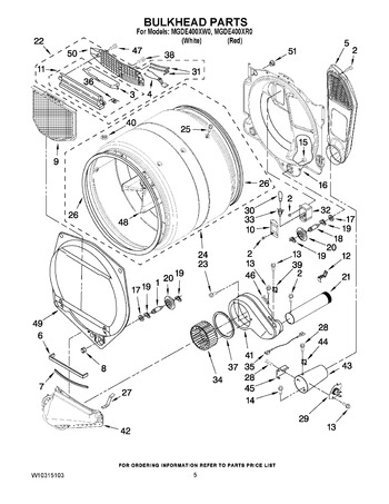 Diagram for MGDE400XW0