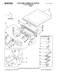 Diagram for 01 - Top And Console Parts