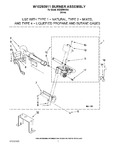 Diagram for 04 - W10293911 Burner Assembly