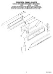 Diagram for 02 - Control Panel Parts