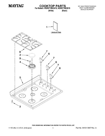 Diagram for MGR6775BDW19