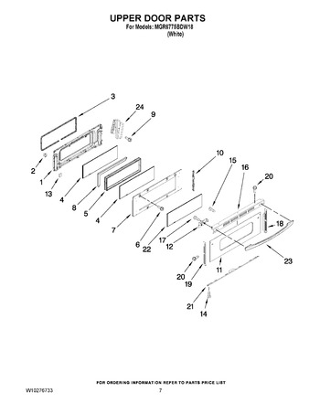 Diagram for MGR6775BDW18