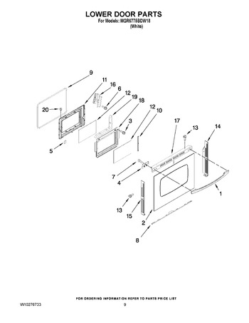 Diagram for MGR6775BDW18