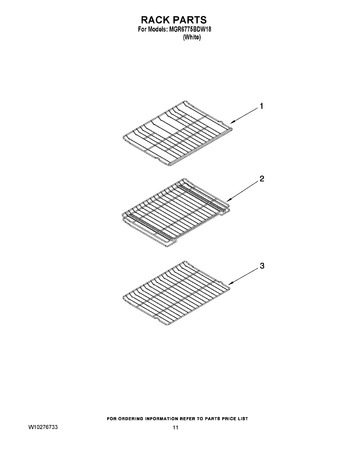 Diagram for MGR6775BDW18