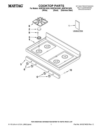 Diagram for MGR7661WS0