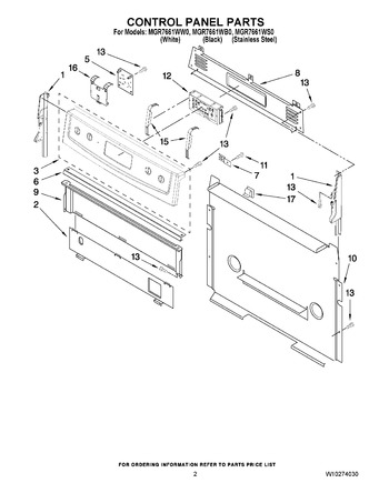 Diagram for MGR7661WS0