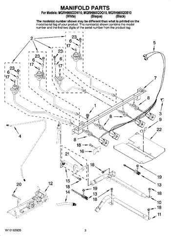 Diagram for MGRH865QDW10