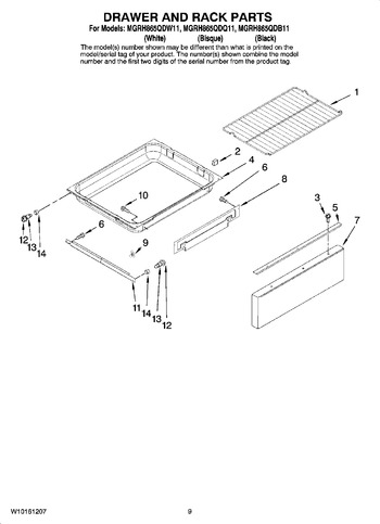 Diagram for MGRH865QDB11