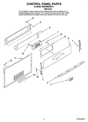 Diagram for MGRH865QDS14