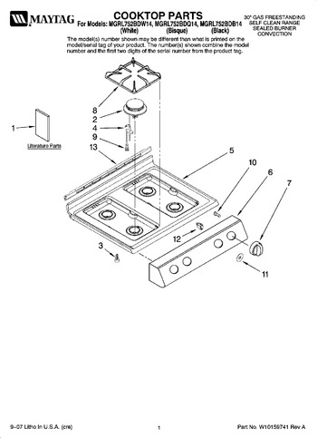 Diagram for MGRL752BDB14