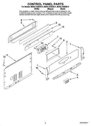 Diagram for MGRL752BDB14