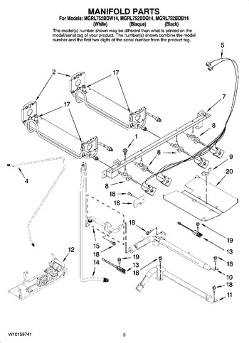 Diagram for MGRL752BDB14