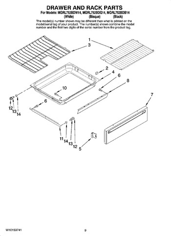 Diagram for MGRL752BDB14