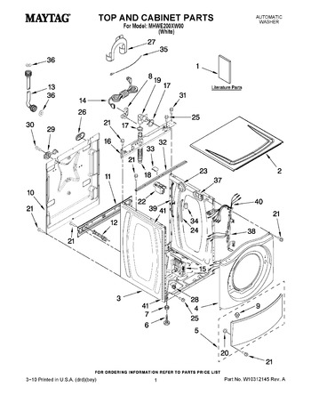 Diagram for MHWE200XW00