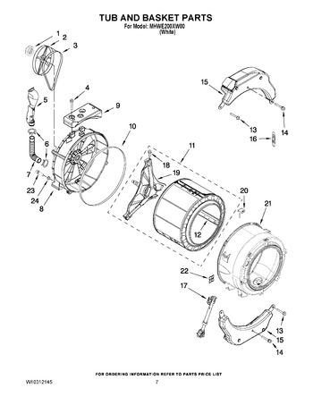 Diagram for MHWE200XW00