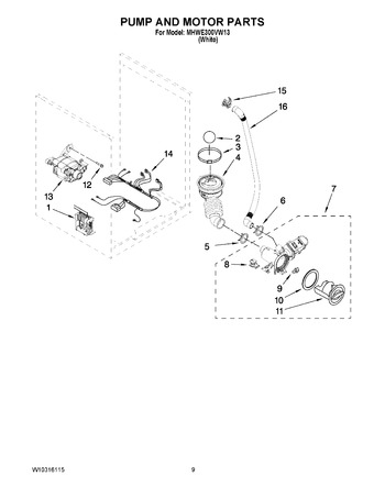 Diagram for MHWE300VW13