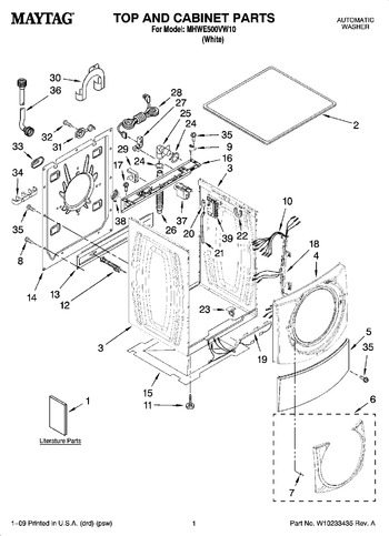 Diagram for MHWE500VW10