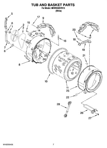 Diagram for MHWE500VW10