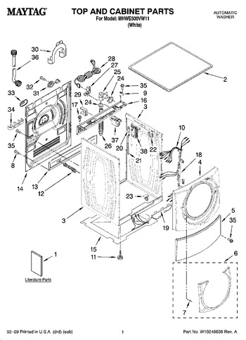 Diagram for MHWE500VW11