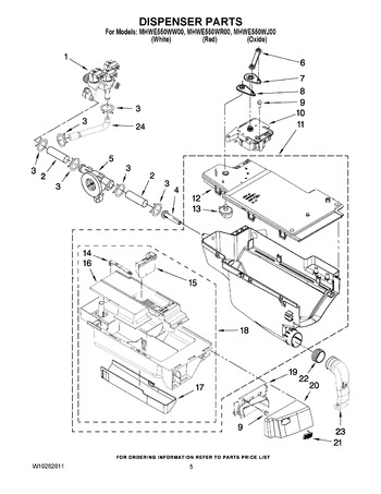 Diagram for MHWE550WR00