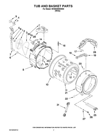 Diagram for MHWE950WW00